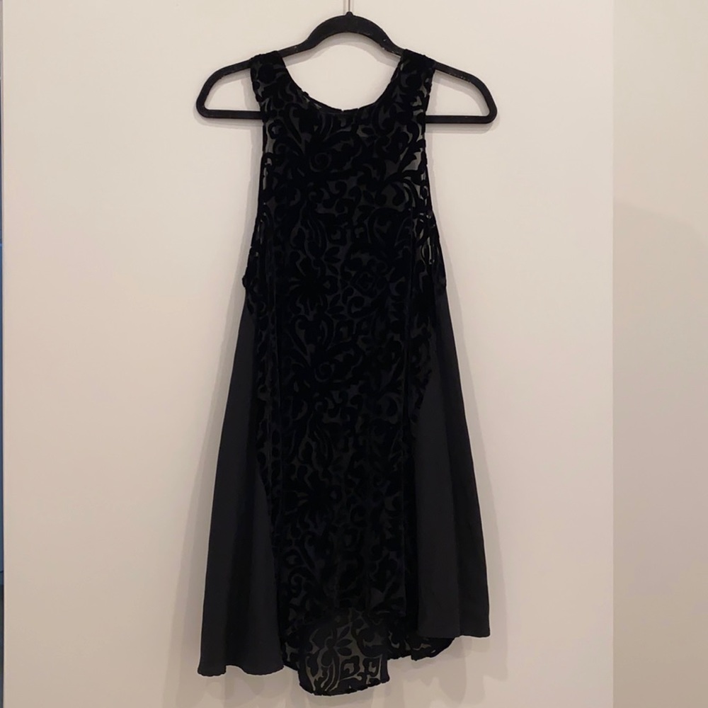 Stone Cold Fox Burnout Velvet Floral Dress